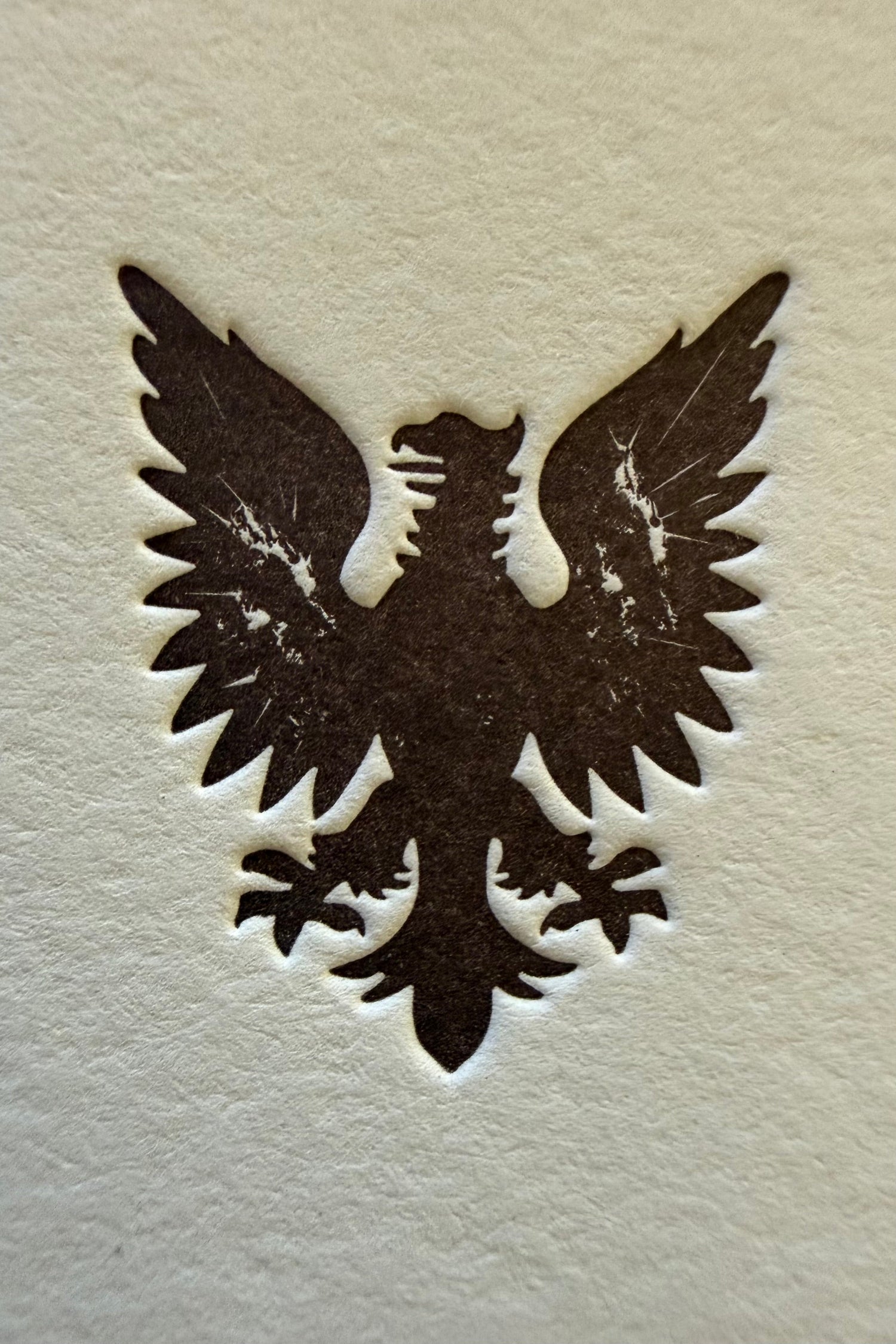 Firebird cooper’s mark branded into STĀV Edition 1 Premium Select Oregon oak